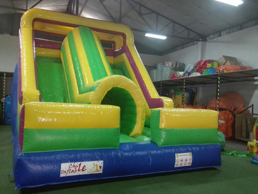 Arriendo Tobogán doble. Largo 7m x Ancho 5m x Alto 5m